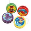 Fun Express 2" diam. Mini Bright Colored Cute Characters Luau YoYos - 12 Pieces
