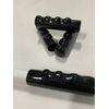 Vinyl Round Handle Finger Grip 1"ID x 4.5"L  Black