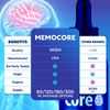 Memocore Drops Advanced Brain Health & Cognitive Support Supplement (2 Pack)