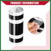 Motoforti Hood Stripe Pattern Sticker/Outer for Car/Durable / 2 Pcs Black Long-lasting