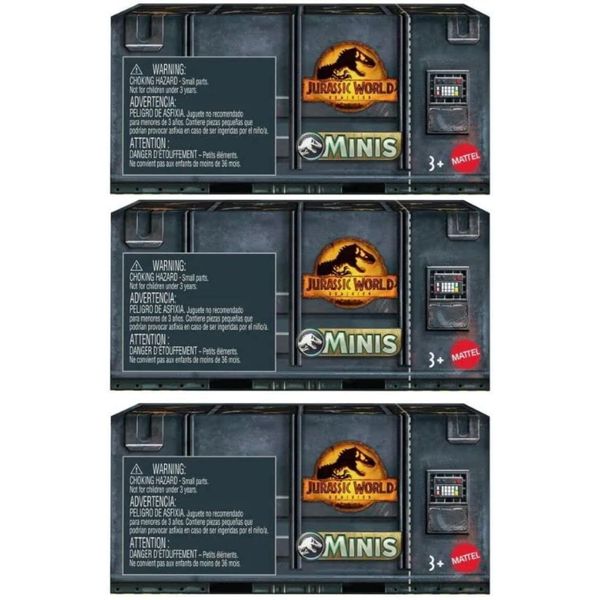 Jurassic World Dominion Minis Surprise Pack Box (Pack of 3)