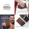 Manicure Set - 12 Piece professional pedicure tools - German Made nail kit - Grooming set - faux leather case - Ideal travel nail kit - Nail set - Incl. nail cutter