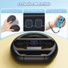 Kinwin Steering Wheel for Nintendo Switch 2 & Switch 1 & Switch OLED Joycon, NS2 Anti-Slip Grip Handle (Black)