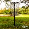 MVP Disc Sports Black Hole Practice 24-Chain Portable Disc Golf Basket Target
