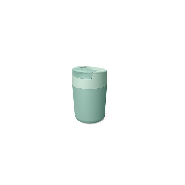 Joseph Joseph Sipp Travel mug, Hygienic, Leakproof reusable mug, Coffee & Tea Cup with Lid - 340 ml (12 fl. oz) - Green