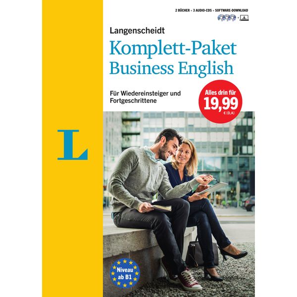 Langenscheidt Komplett-Paket Business English - Sprachkurs mit 2 Büchern, 3 Audio-CDs und Software-Download: Sprachkurs für Wiedereinsteiger und Fortgeschrittene