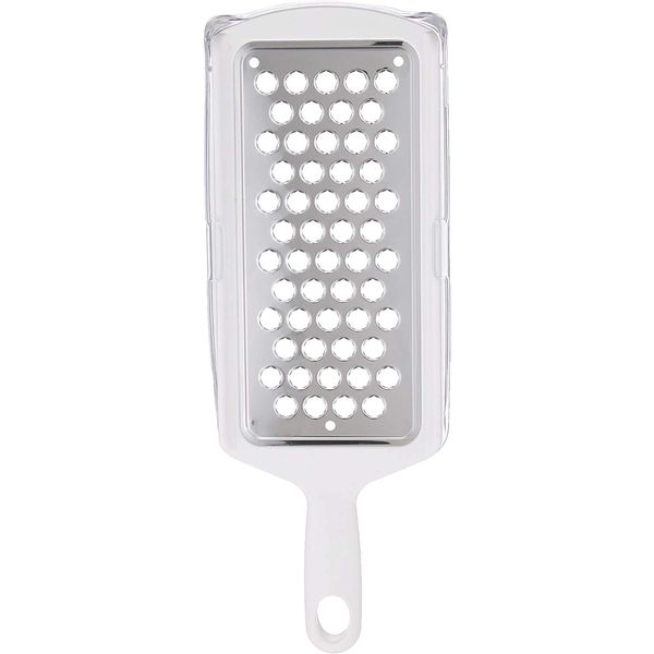 Shimomura Industry FV-648 Full Veggie Stainless Steel Grater with Container, Made in Japan, Niigata Tsubame Sanjo