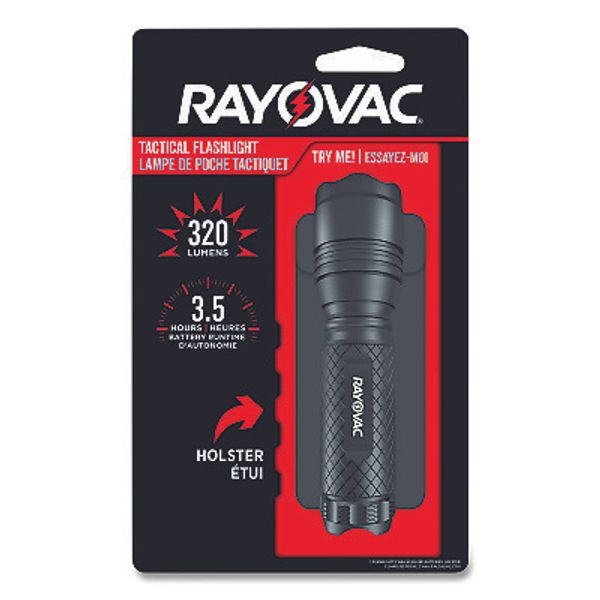 RAYOVAC RN3AAA-BXT RoughNeck LED Tactical Flashlight 260 Lumens 3 AAA