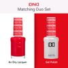 DND Duo Gel & Nail Polish Set - Red Stone 477-2x15ml