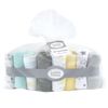 Luvable Friends Cotton Rich Washcloths, Boy Basic Elephant, One Size