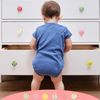 CcHhyyt 6pcs/Set Cartoon Shape Soft Rubber Knobs Round Shape Knobs for Cabinet Handle pulls Drawer Knobs for Closets Organizer Box Bookcase (Mix, Pink)