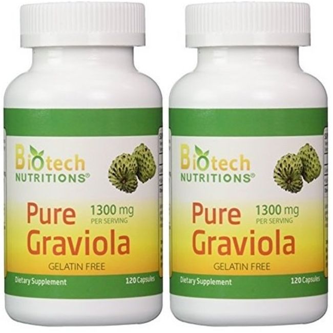 Biotech Nutritions Graviola 100% Pure Graviola (240 Capsules)