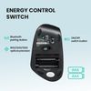 Perixx PERIMICE-804 Bluetooth Vertical Mouse, Bluetooth Connection for Windows and Android System, Works without USB Receiver, Black