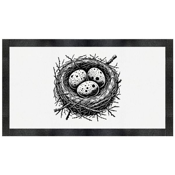 'Bird Nest With Eggs' Pet Feeding Mat (PM00027730)