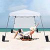 Pop Up Canopy Tent with Backpack 10x10 Base Portable Compact Lightweight