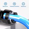 Innfeeltech 20 Pcs 10mm Black Tee Push to Connect Pneumatic Fitting Quick Release Pneumatic Connectors