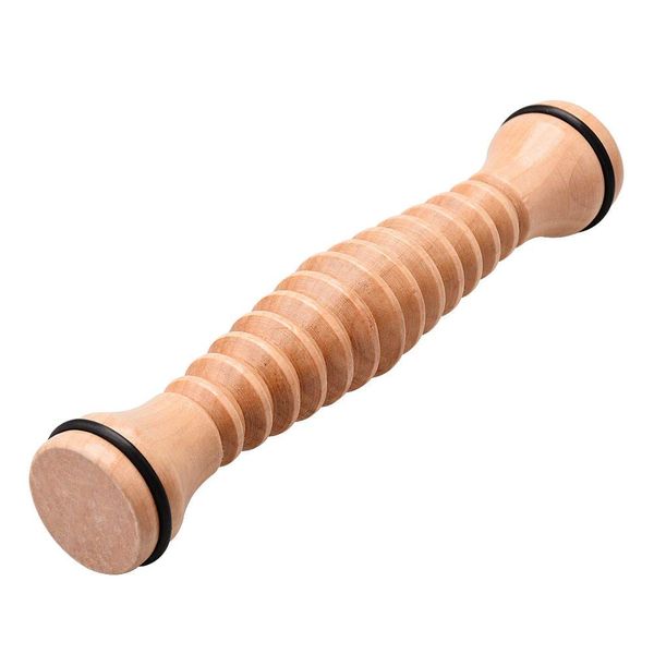 BigTron Wooden Foot Roller,Natural Wood Ribbed Foot Massager Roller Acupressure Foot and Pain Relief for Plantar Fasciitis, Stress Relief Heath Therapy Relax Massage