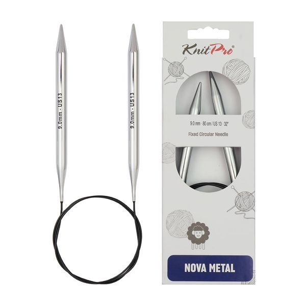 KnitPro Nova Fixed Circular Needles 16" (40cm) | 9.00mm