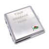 Personalised with a Message, Wave Wales Flag Design Brushed Metal King Size Cigarette Case