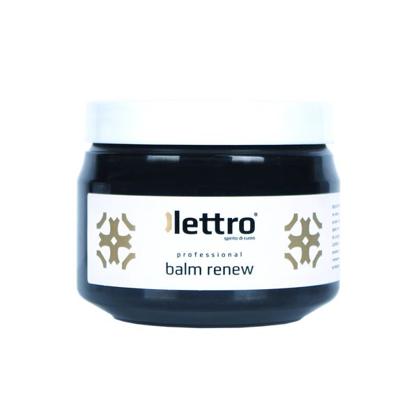 Lettro Balm Renew, Quality Leather Restore And Colour Revive For Furniture Car Seats Shoes Upholstery Saddlery, 200Ml (Black)