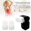 2Pcs Bounce Dome Diffuser for 320EX Flash, Evenly Distributes Light, Wide Application, Easy Installation, Portable Size, Suitable for 320EX Flash