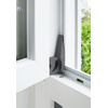 WENKO Multi-STOP® Door Stop and Window Stopper Anthracite - Clamp Protection, Plastic (TPR), 11.8 x 7.7 x 2.5 cm, Anthracite