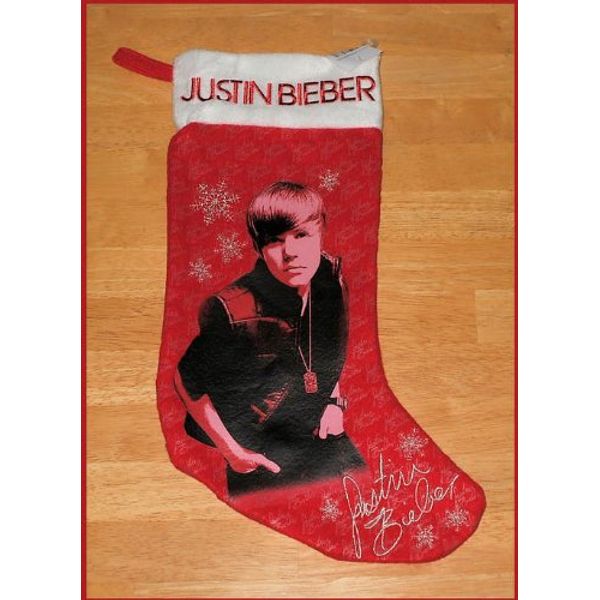 OFFICIAL JUSTIN BIEBER HOLIDAY CHRISTMAS STOCKING