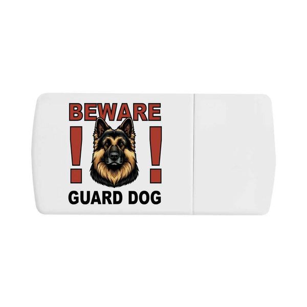 'Beware Guard Dog' Pill Box with Tablet Splitter (PI00030220)