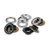 Prym 542521 Eyelets with Washers 8 mm Black/Silver Compatible with Vario Creative Tool