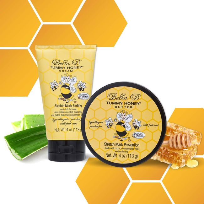 Bundle: Tummy Honey Butter 4oz and Tummy Honey Cream 4oz