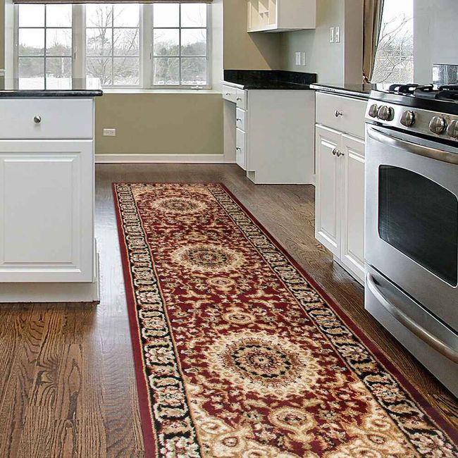 Rugshop Rugs Traditional Oriental Medallion Kitchen Runner Rugs 2x7 Hallway Rug