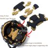 Tactical ACH Helmet Pads Kits Double Layer Buffer Memory Foam Replacement Padding Mat for MT ACH IBH AF Helmets