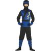 Guirca - Ninja Costume, Blue, Size 7-9 Years (87475.0)
