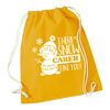 Flox Creative Mustard Drawstring Bag Snow Carer Like You