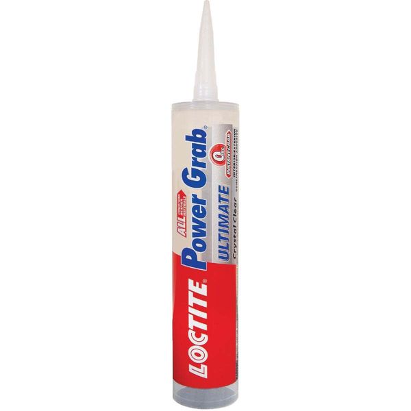 LOCTITE Power Grab 9 Oz. Crystal Clear Ultimate Construction Adhesive 2442595