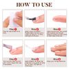 AIMEILI 5-In-1 Rubber Base Gel Set For Nails, Sheer Pink Nude Color Gel Nail Polish UV LED Soak Off, Elastic Nail Strengthener Long Lasting 6pcs X 10ml - Gift Kit 44
