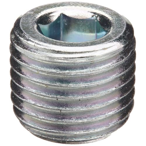 Eaton Aeroquip 2222-4S Steel Pipe Fitting, Hex Socket Plug, 1/4" NPT Male (Pack of 10)