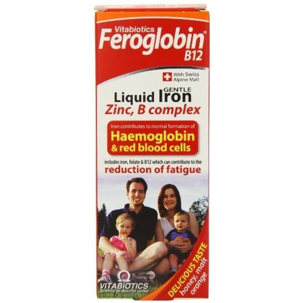 Feroglobin Vitabiotics -B12 Iron Supplement Liquid 200Ml by Feroglobin