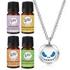 Jack Skullington Stainless Steel Aromatherpay Diffuser (Necklace w/ 4 oils)