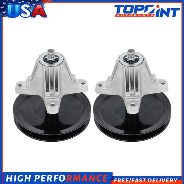 2 Spindle Assembly for Troy-Bilt 46" Deck 918-04636 918-04865A 918-0865A