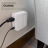 Pro Side-Access Swivel Sur Protector, 5-Outlet Extender with 2 USB Ports, Wall T