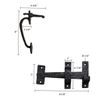 8" Decorative Cast Iron Drop Latch with Handle Gate Door Black Finish