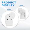 sourcing map 2 Pin Refrigerator Starter Relay Compressor PTC Start Relay Freezer Over Load Protector for Fridge
