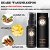 Upgraded Beard Grooming Kit w/Beard Conditioner,Beard Oil,Beard Balm,Beard Brush,Beard Shampoo/Wash,Beard Comb,Beard Scissors,Storage Bag,Beard E-Book,Beard Growth Care Gifts for Men (Pleasant)