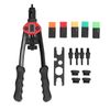 Rivet Nut Tool Hand Blind Riveter, BT‑606 Rivnut Riveting Tools with Nut Setting System M3 M4 M5 M6 M8 Rivets Nuts