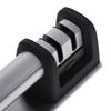 ADLER Knife Sharpener, 2 Phase System, Fine and Coarse Sharpening, Black