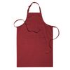 Bronta Mill Plain Unisex Chef Work DIY Apron with Twin Pockets - Wine