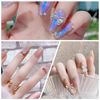 Nail Parts Set of 300 Clear Aurora Ribbon Butterfly 3D 3D Bowknot Nail Art Jewelry Parts Handmade Deco Parts Accessory Parts for Resin