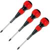 VESSEL Ball Grip Screwdriver No. 220 Plus 2 x 100 3 Piece Set