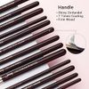 Jessup Professional Eye Makeup Brushes Set Natural-Synthe